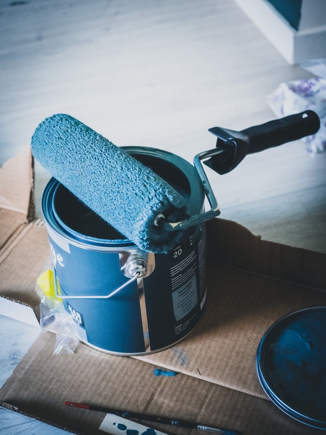 floor paint with roller